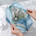 High Quality Factory Wholesale Fashion Transparent Custom Logo Multi Function Large Capacity Travel Soft PU Cosmetic Bag